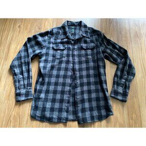 Reef Men's Flannel Button Up Shirt (Medium)